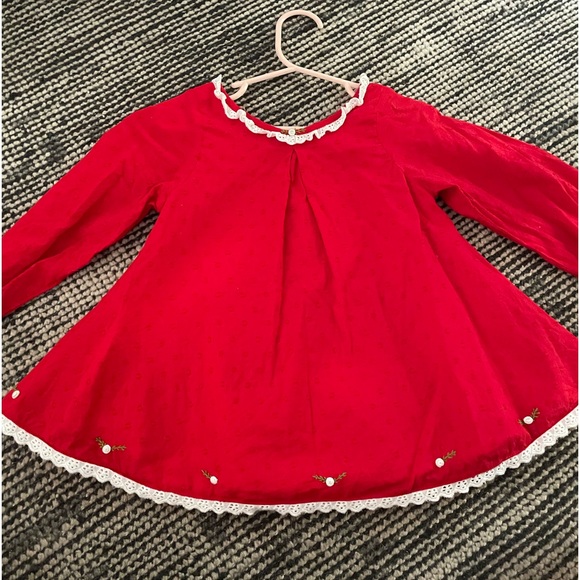 Well Dressed Wolf red Christmas size 2